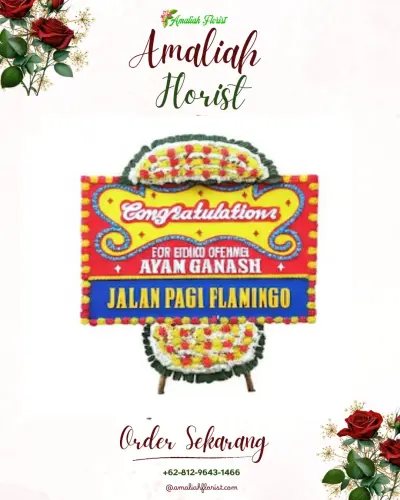 Bunga Papan Congratulation di Aek Bayur